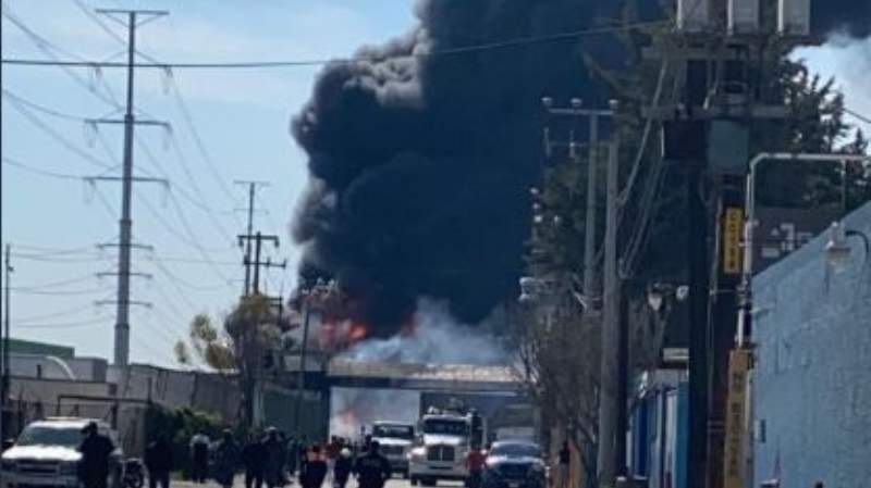 Se Incendia Planta Recicladora En Cuautitl N Izcalli